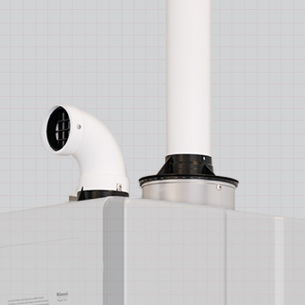 Tankless water heater on sale venting
